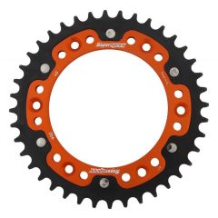 Supersprox Stealth Alu/Staal achtertandwiel 40T, ORANGE, 520