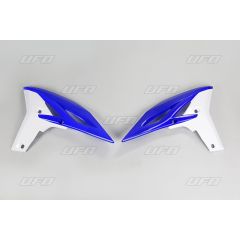 UFO RADIATOR COVERS YAMAHA BLUE UPPER/WHITE LOWER (OEM YA04828999