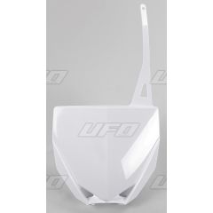 UFO FRONT NUMBER PLATE YAMAHA WHITE YA04849046