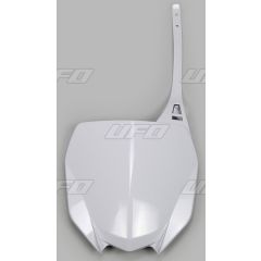 UFO FRONT NUMBER PLATE YAMAHA WHITE YA04860046