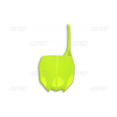 UFO FRONT NUMBER PLATE YAMAHA NEON YELLOW YA04860DFLU