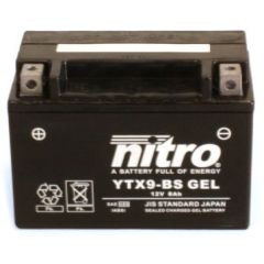 Nitro Gel Accu YTX9-BS onderhoudsvrij