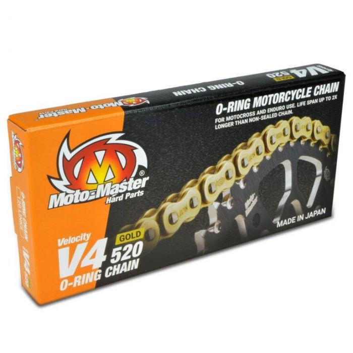 Vernietigen samen de elite Moto Master 520 V4 GOLD 120 ketting | Tenkateshop.com