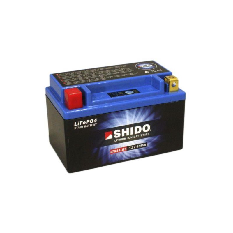 Batterie Lithium Shido LTX14L-BS - YTX14L-BS - IXTEM MOTO